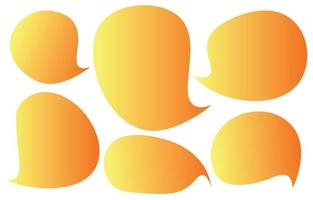 Set speech bubbles on white background. chat box or chat vector square and doodle message or communication icon Cloud speaking for comics and minimal message dialog