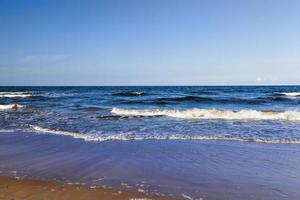 day on the coast of the Baltic sea photo