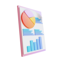 3D illustration colorful data management png