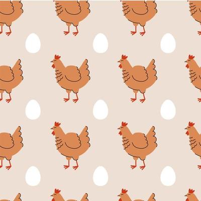 Seamless pattern with cute cows. Background with farm animals. Wallpaper,  packaging. Flat vector illustration 9456891 Vector Art at Vecteezy