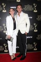 LOS ANGELES, JUN 22 -  Kate Mansi, Casey Moss at the 2014 Daytime Emmy Awards Arrivals at the Beverly Hilton Hotel on June 22, 2014 in Beverly Hills, CA photo