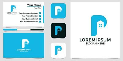 modern real estate design logo and branding card vector