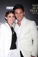 LOS ANGELES, JUN 22 -  Kate Mansi, Casey Moss at the 2014 Daytime Emmy Awards Arrivals at the Beverly Hilton Hotel on June 22, 2014 in Beverly Hills, CA photo