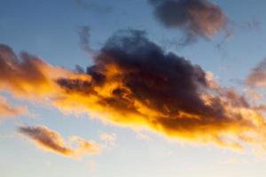 colorful sky during sunset photo