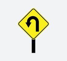 plantilla de diseño de logotipo de vector de icono de señales de tráfico
