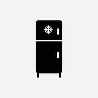 Plantilla de diseño de logotipo de vector de icono de refrigerador