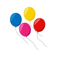 Balloon isolated on white background vector