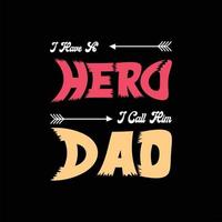 father's day t-shirt design vector Premium Vector