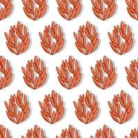 autumn branches with leaves seasonal vector seamless pattern