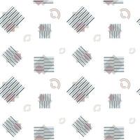 Vector abstract geometric pattern. A set of shapes from rectangles and intersecting stripes. A ready-made template for background, print or wrapping paper.