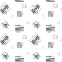 Vector abstract geometric pattern. A set of shapes from rectangles and intersecting stripes. A ready-made template for background, print or wrapping paper.