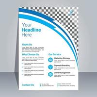 Corporate Flyer Design Template vector