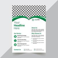 Corporate Flyer Design Template vector