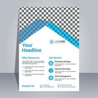 Corporate And Creative Flyer Design Template, Modern And Professional Flyer Design, Simple And Minimal Flyer Template, Flyer Design Template vector