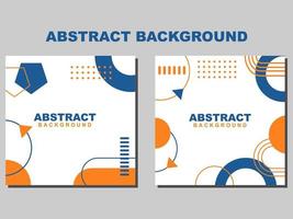 Abstract colorful geometric background texture illustration with circles. Cool for banner, social media template, poster and flyer template vector