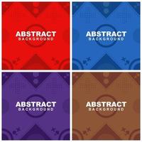 Abstract colorful geometric background texture illustration with circles. Cool for banner, social media template, poster and flyer template vector