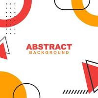 Ilustración de textura de fondo geométrico colorido abstracto con círculos. genial para banner, plantilla de medios sociales, póster y plantilla de volante vector