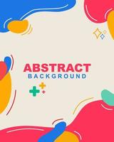 Abstract colorful geometric background texture illustration with circles. Cool for banner, social media template, poster and flyer template vector