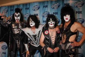 LOS ANGELES, MAY 21 -  KISS at the American Idol Season 13 Finale at Nokia Theater at LA Live on May 21, 2014 in Los Angeles, CA photo