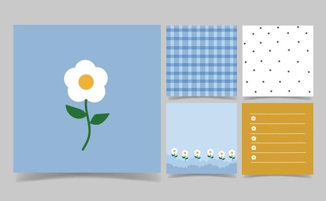 blue memo notes Template for Greeting Scrap booking Card Design. abstract background. wallpaper wrapping paper.