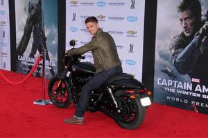 LOS ANGELES, MAR 13 -  Jean-Luc Bilodeau at the Captain America - The Winter Soldier LA Premiere at El Capitan Theater on March 13, 2014 in Los Angeles, CA photo