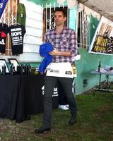 LOS ANGELES, FEB 9 -  Jason Thompson being introduced at the 4th General Hospital Habitat for Humanity Fan Build Day at the 191 E  Marker Street on February 9, 2013 in Long Beach, CA photo