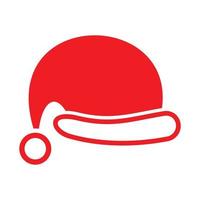 Realistic santa hat vector - a shaped covering for the head worn for warmth, as a fashion item, or as part of a uniform.