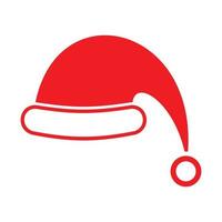 Realistic santa hat vector - a shaped covering for the head worn for warmth, as a fashion item, or as part of a uniform.