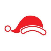 Realistic santa hat vector - a shaped covering for the head worn for warmth, as a fashion item, or as part of a uniform.