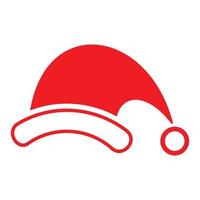 Realistic santa hat vector - a shaped covering for the head worn for warmth, as a fashion item, or as part of a uniform.