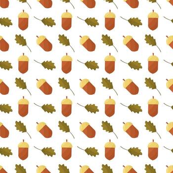 patrón con bellota vector