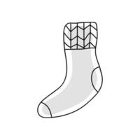 warm sock vector