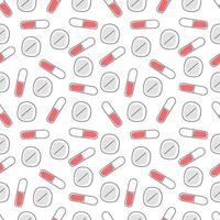 pattern of pills vector