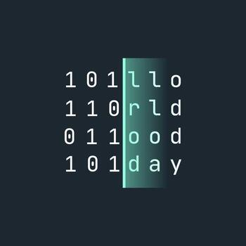 Decryption Process from Encrypted Data in Computer Cryptography Concept Vector Flat Illustration