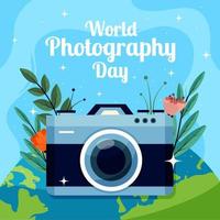 Photography Day Camera Earth Concept vector