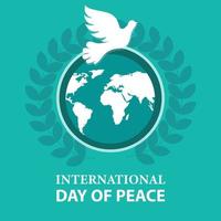 International Peace Day vector