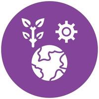 Ecosystem Planning Icon Style vector