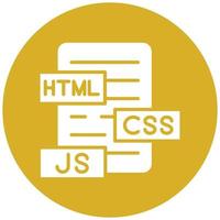 estilo de icono html js css vector