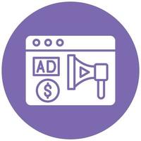 Programmatic Media Buy Icon Style vector