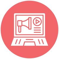 Digital Pr Icon Style vector