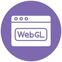 estilo de icono webgl vector