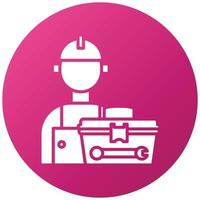 Electrician Service Icon Style vector