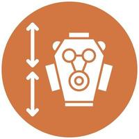 Engine Size Icon Style vector