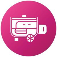 Electric Generator Icon Style vector