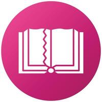 Teared Book Icon Style vector