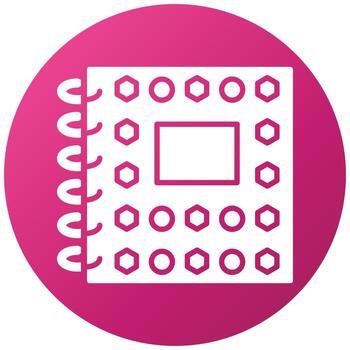 Notebook Icon Style vector