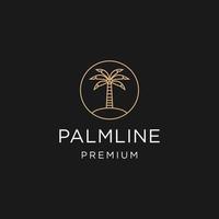 Palm vector icon logotype symbol.