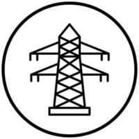 Transmission Tower Icon Style vector