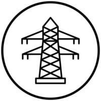 Transmission Tower Icon Style vector