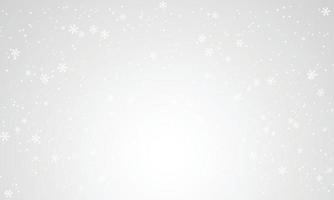 copos de nieve abstractos ilustraciones de fondos vectoriales blancos y grises vector